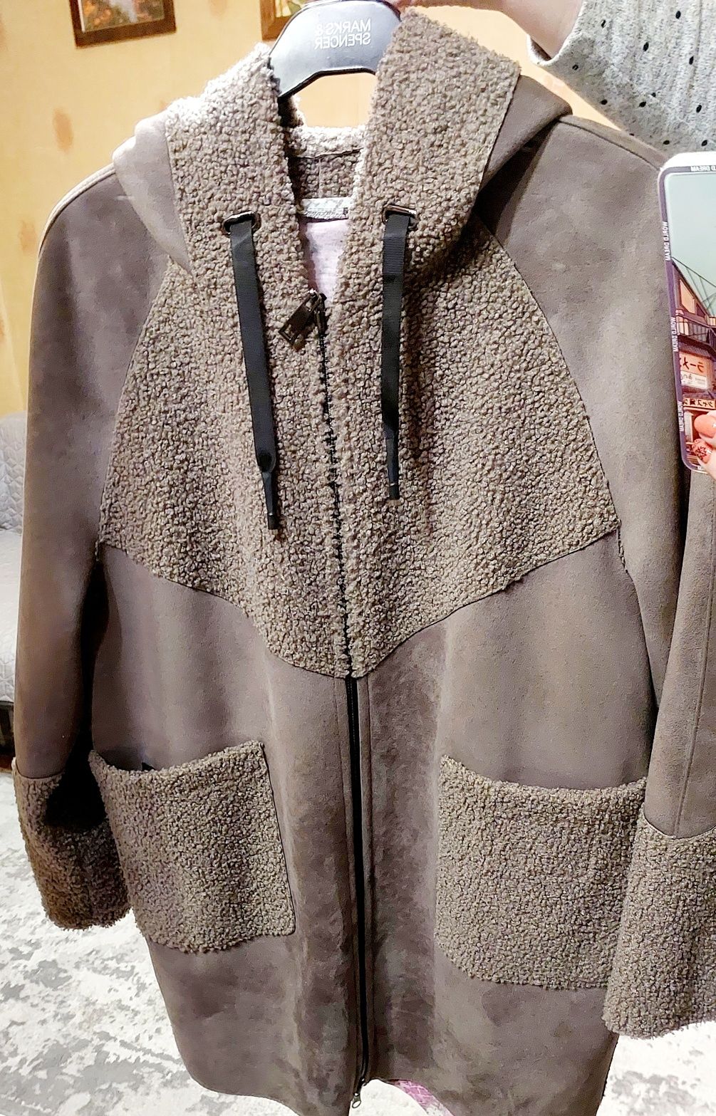 Куртка женская двухсторонняя р.56