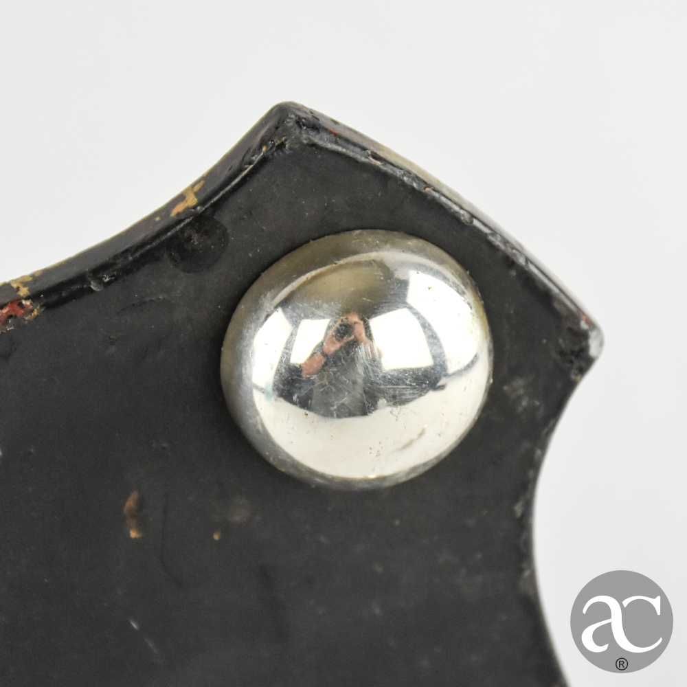 Tinteiro Art Déco em mármore e prata portuguesa com pés em prata