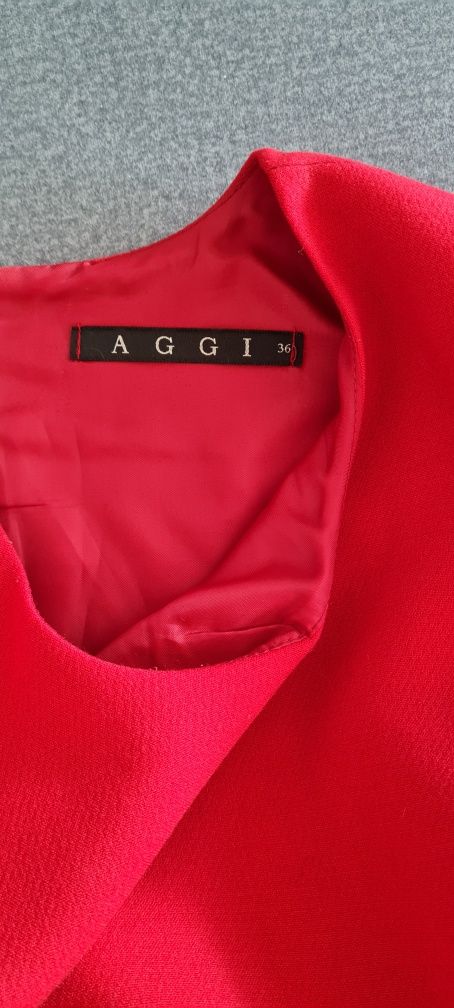 Czerwona sukienka AGGI