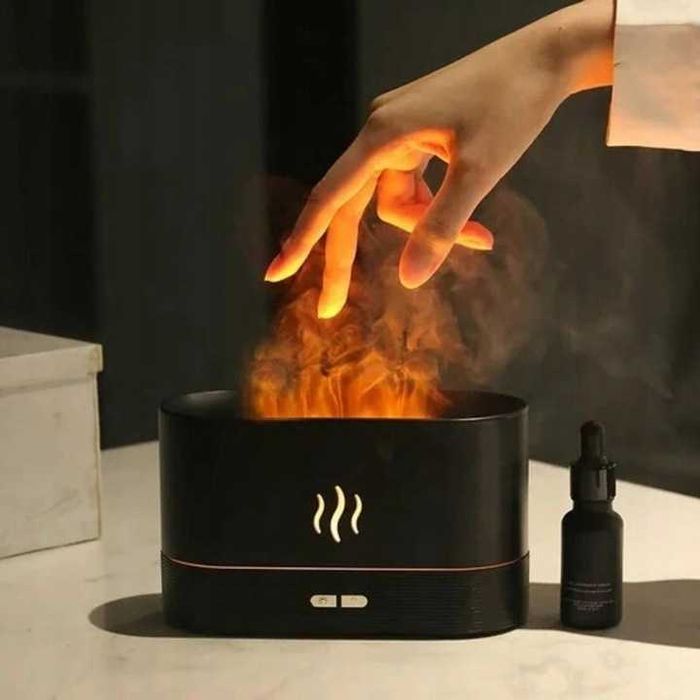 NAWILŻACZ POWIETRZA Ewaporacyjny PŁOMIEŃ Dyfuzor Zapachowy Aromaterapi