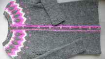 ORYGINALNY ISLANDZKI SWETER wełna islandzka rękodzieło handmade S 36