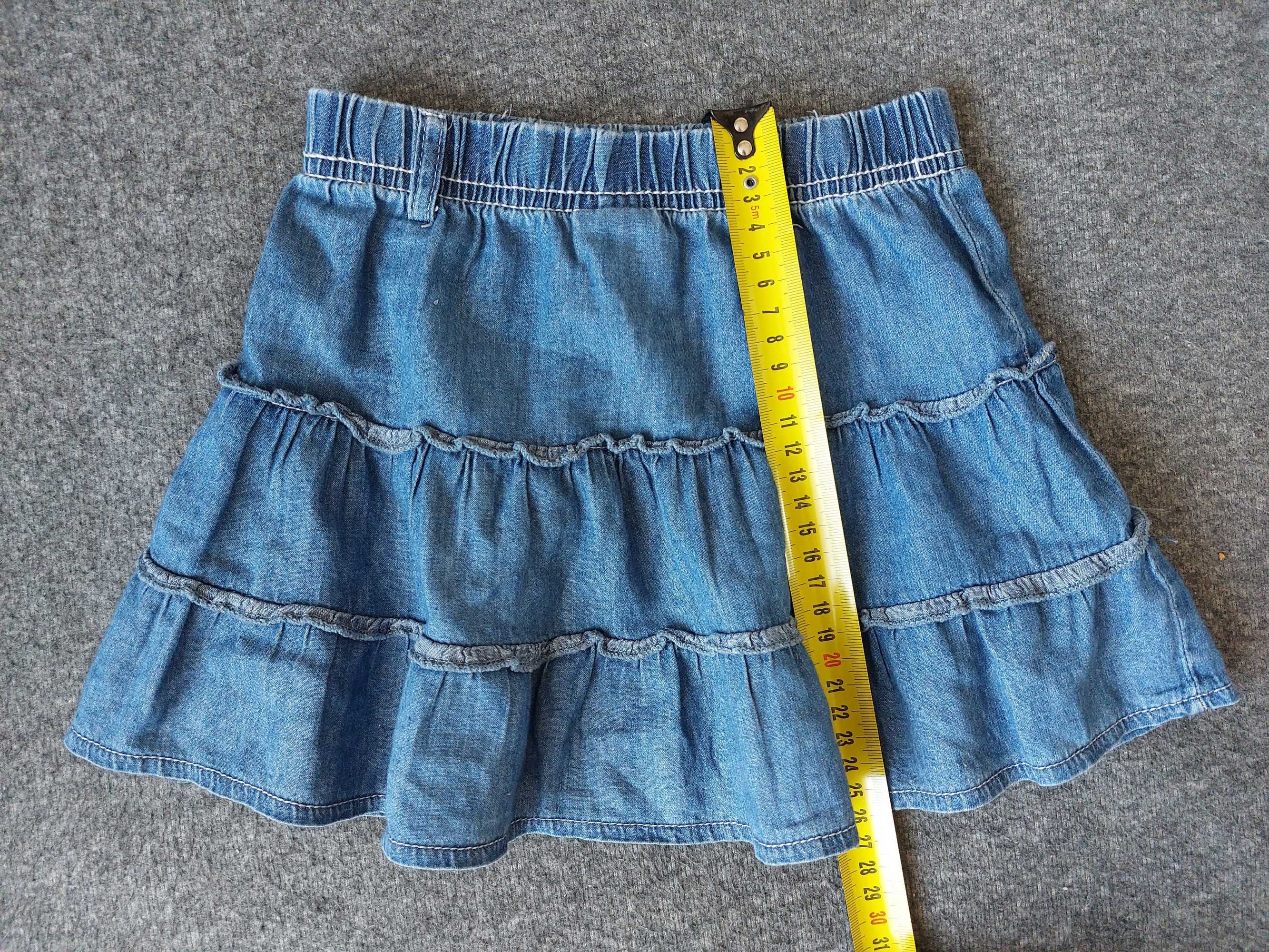Spódnica spódniczka jeansowa r. 104