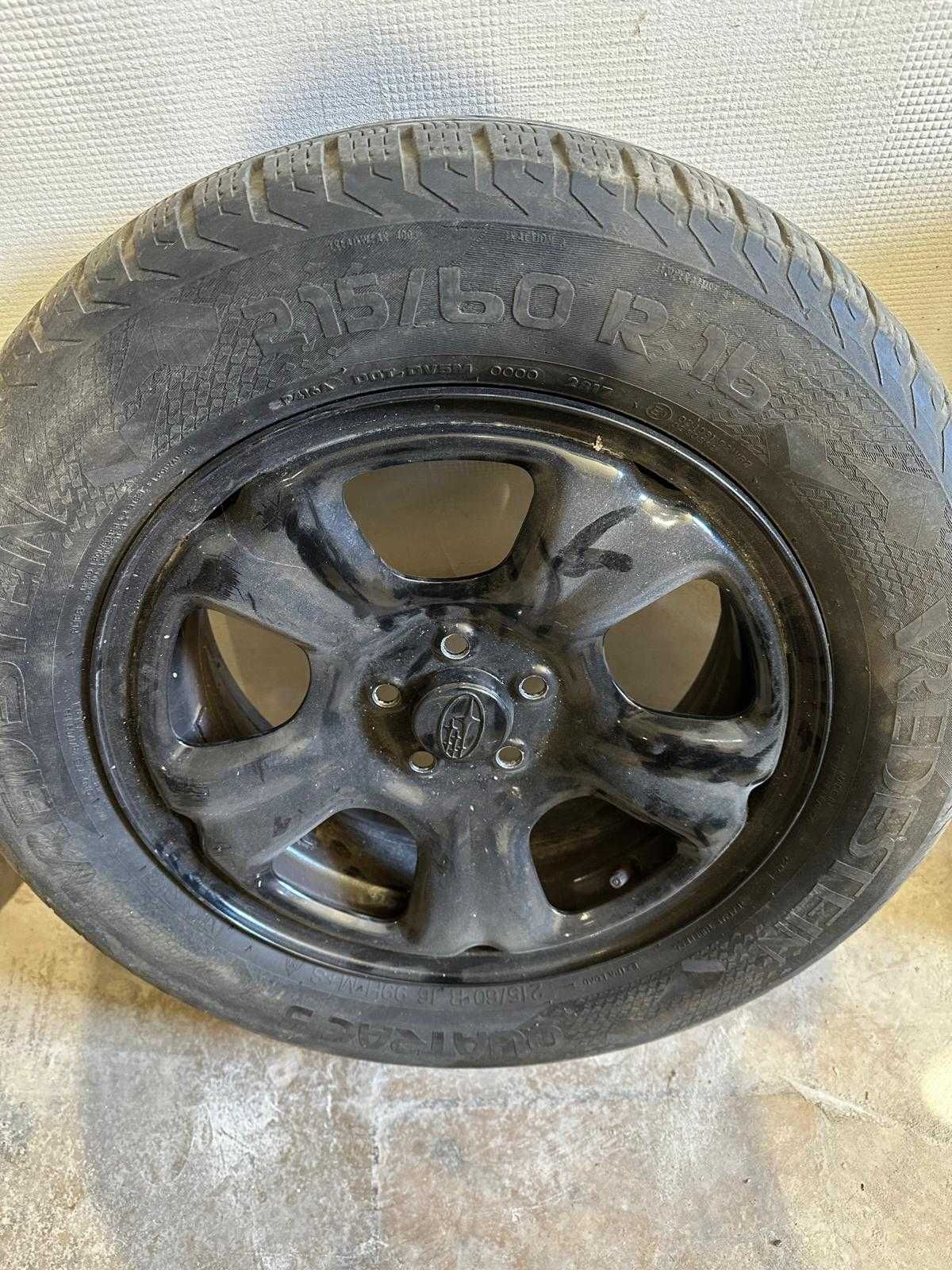 koła felgi 5x100 opony subaru forester II sg 215/60/16 supercena