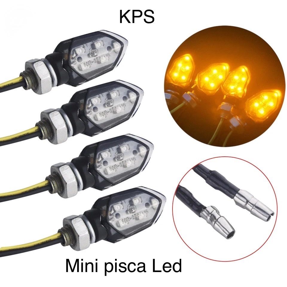 Piscas Led Moto vários modelos - Novo