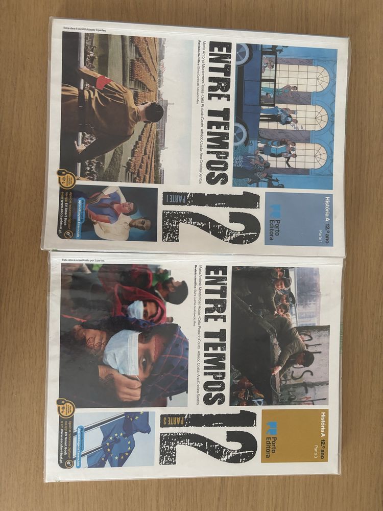 Manual de história 12°ano da porto editota parte 1 e 3