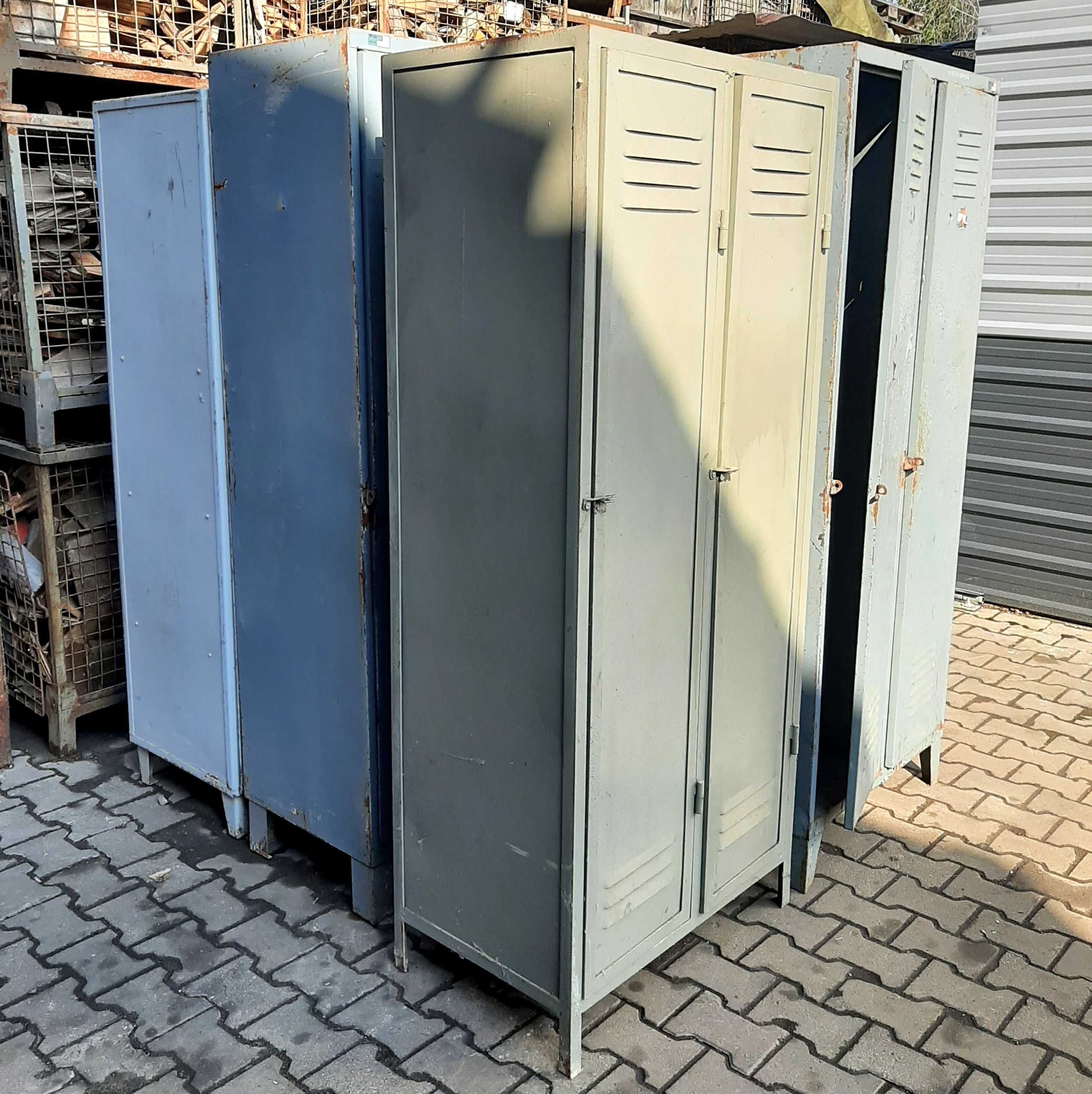 Szafa ubraniowa metalowa 185x80x50cm