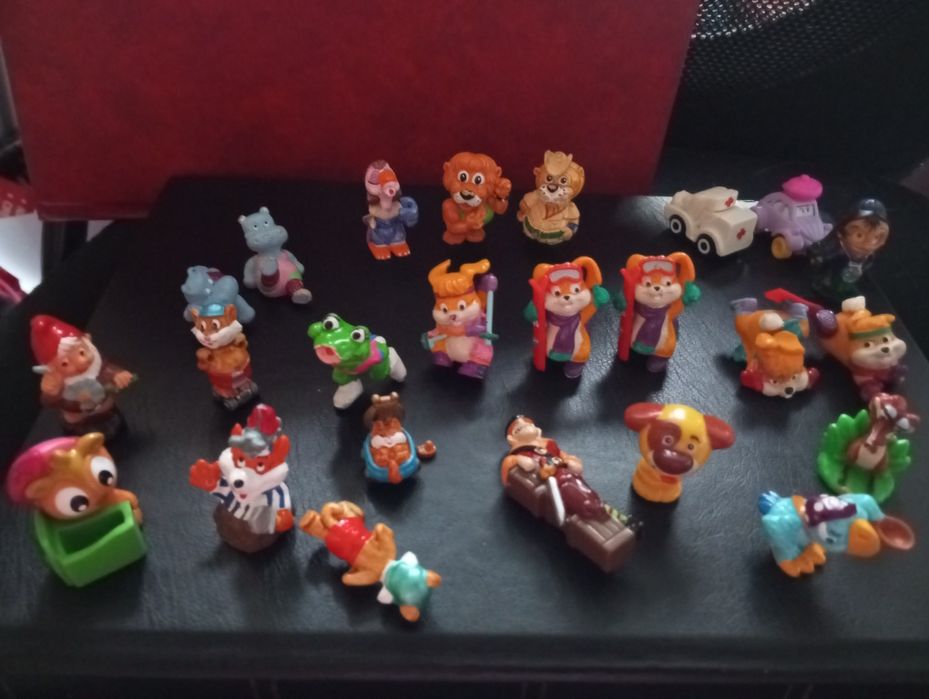 Bonecos Ferrero, MPG, brindes kinder antigos