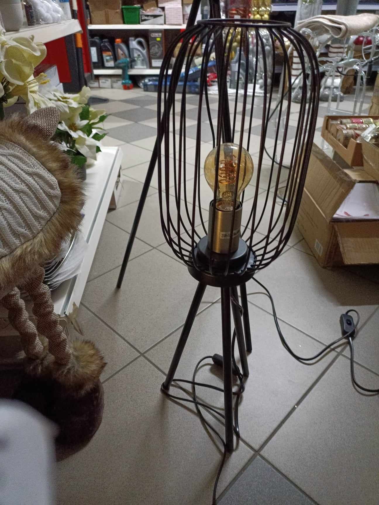 Lampa metalowa Home styling Collection 60 cm