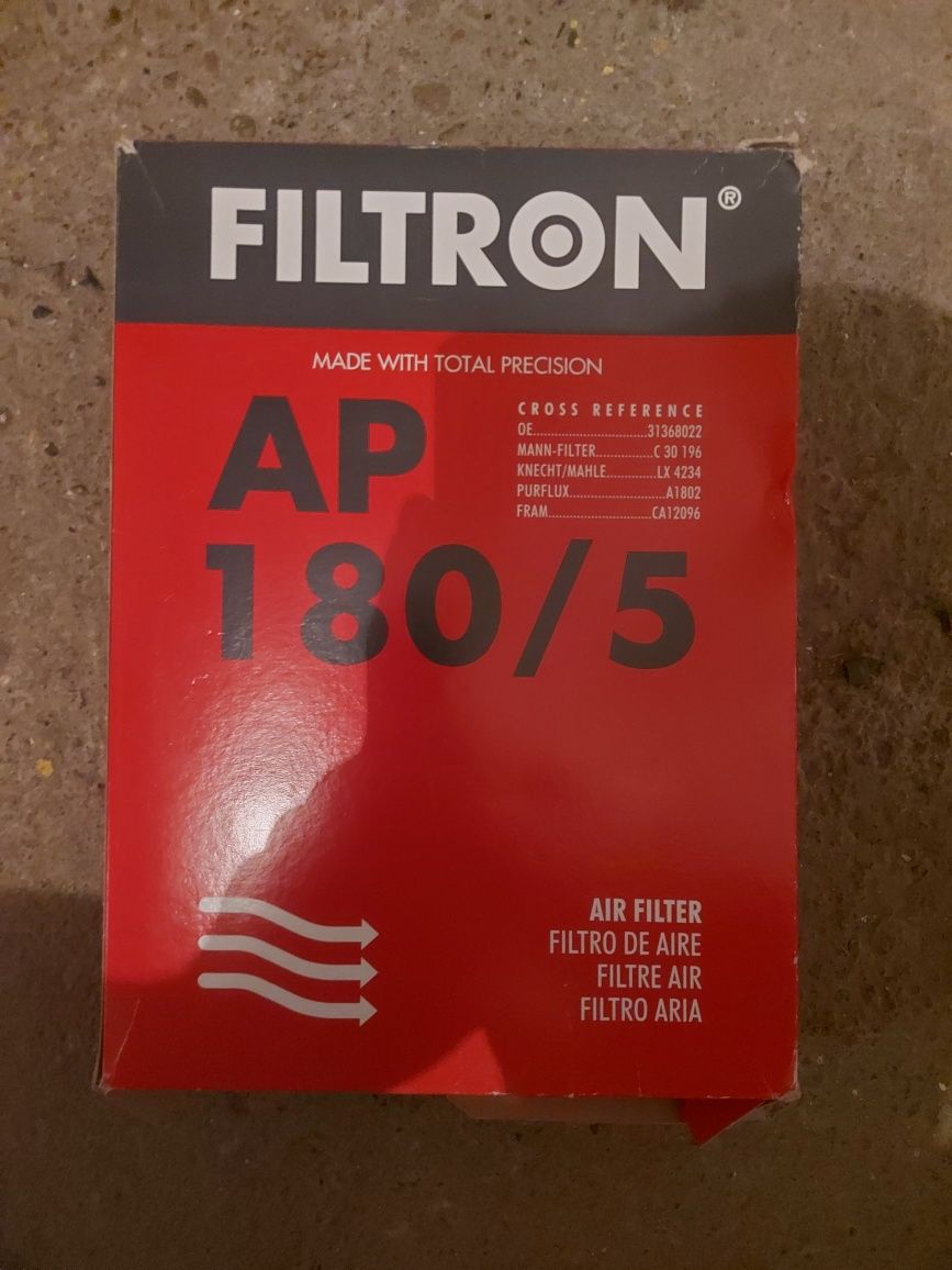 filtr powietrza filtron ap 180/5 volvo v40