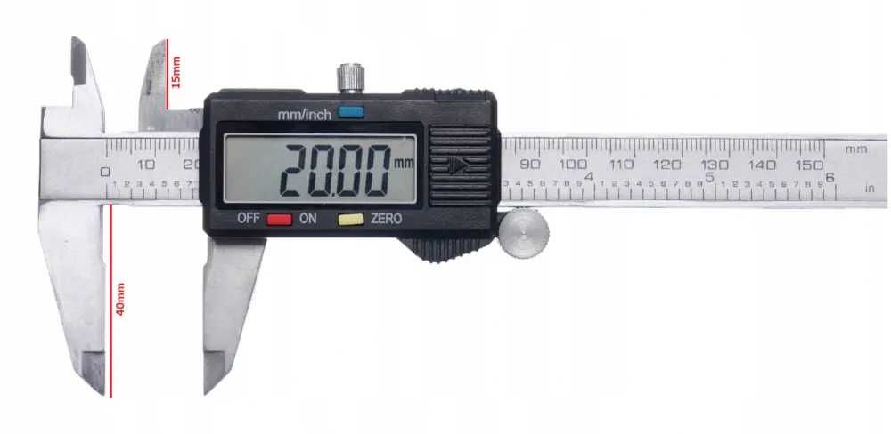 suwmiarka 150mm Suwmiarka elektroniczna z wyświetlaczem z LCD 0-150mm
