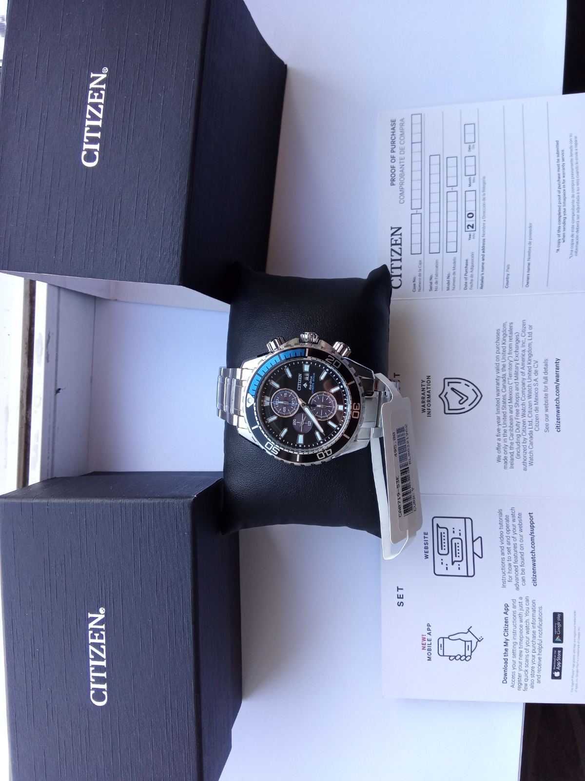 Японские 200м дайверские часы Citizen Eco-Drive CA0719-53E, РРЦ $495