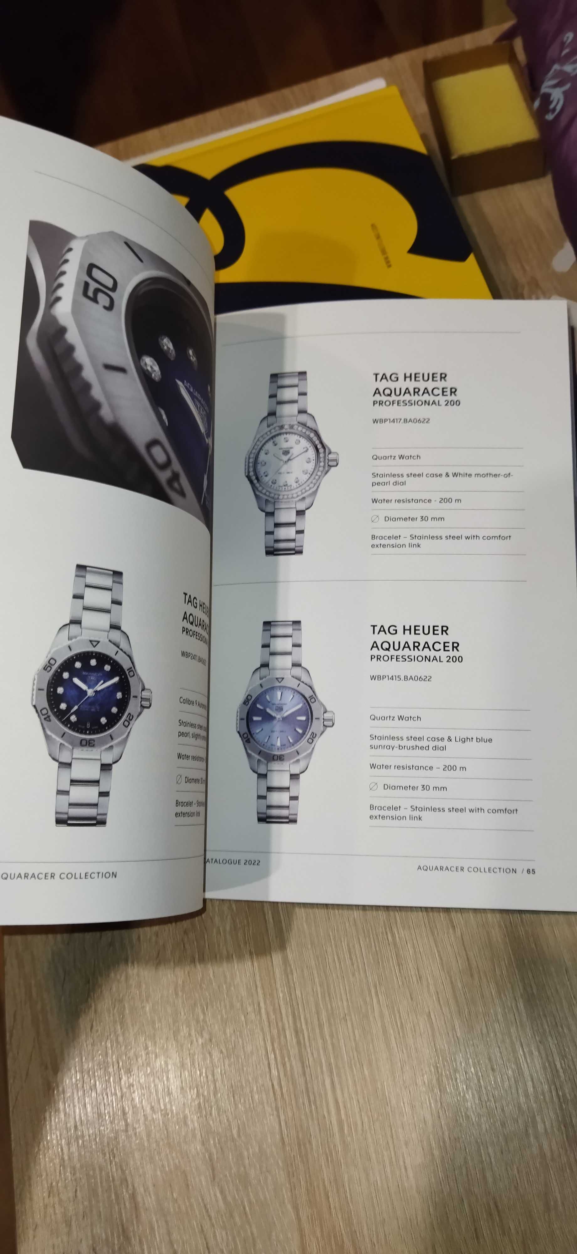 Luksusowy katalog zegarków marki TAG HEUER