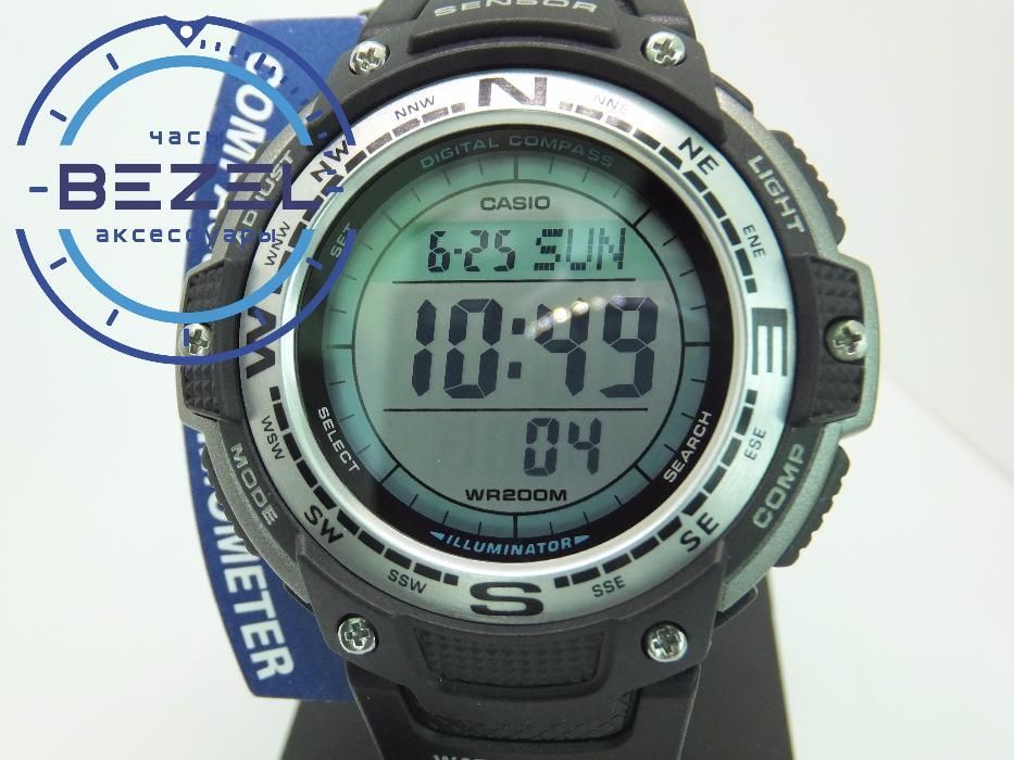 ОРИГІНАЛ|НОВИЙ:Чоловічий годинник Casio SGW-100-1VEF|Компас. Гарантія!
