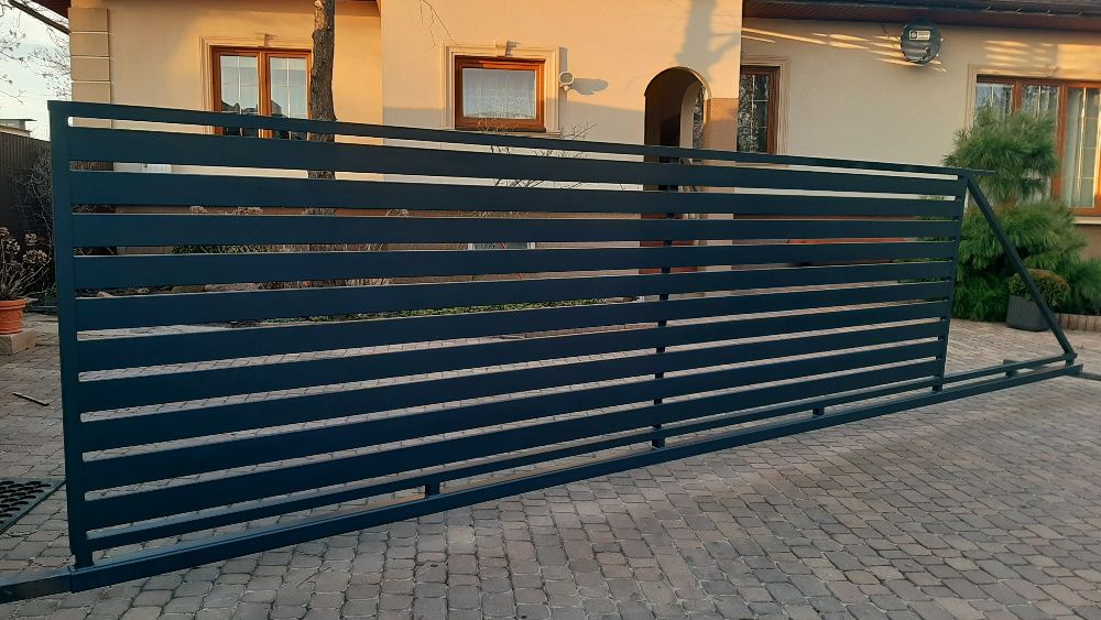 Brama Przesuwna 4-6m Ocynk Malowana Proszkowo Cała Polska
