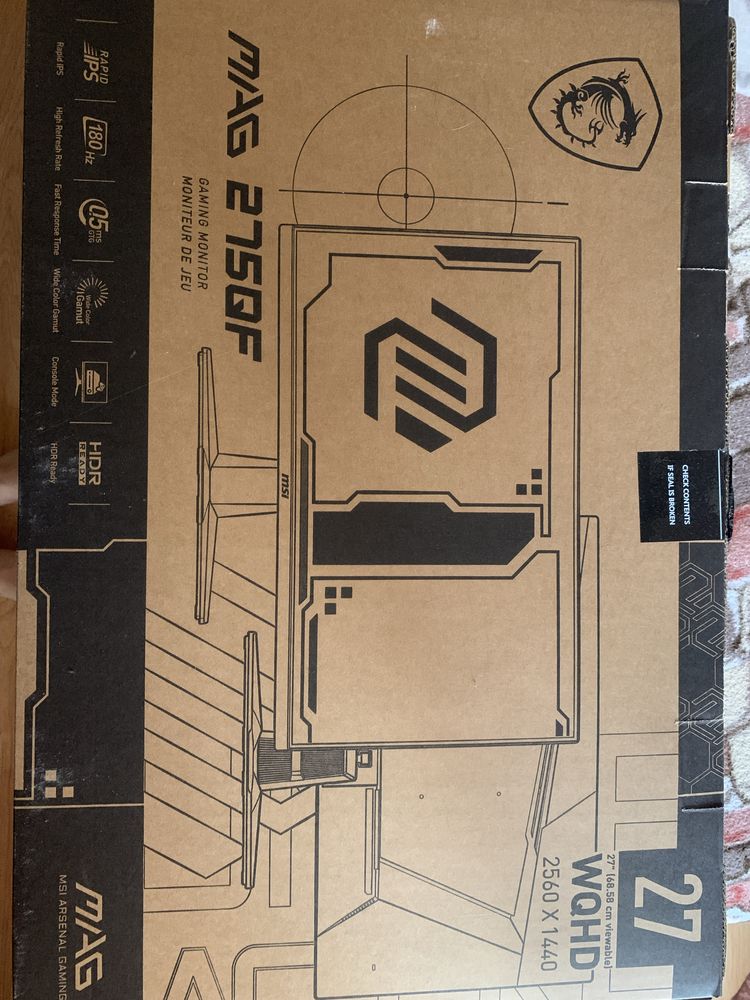 Монитор MSI MAG 275QF