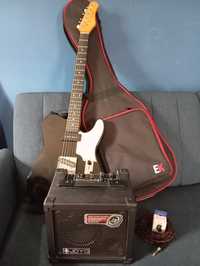 Guitarra Stagg com Amplificador