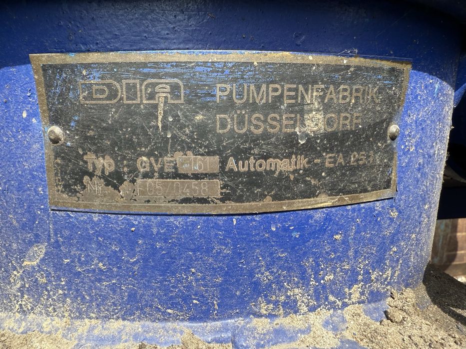 Popmpa elektryczna do iglofiltrow DIA GVE 161 pompa do wody szlamu