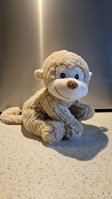 Przytulanka, małpka do mikrofali