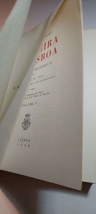 A Ribeira de Lisboa - Júlio de Castilho (5 Volumes - Completo)