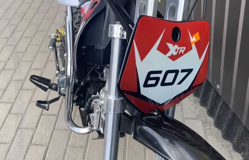 НОВИЙ Підлітковий піт байк, крос XTR 607 125 куб, колеса 14/12, Польща