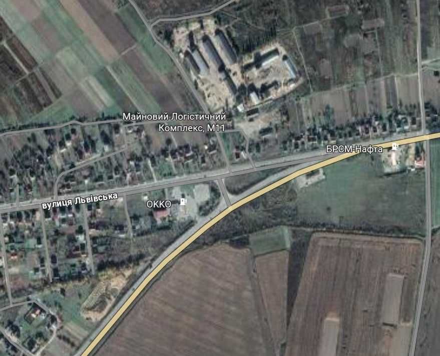 Продаж комерційної земельної ділянки перша лінія Городок, Львів обл.