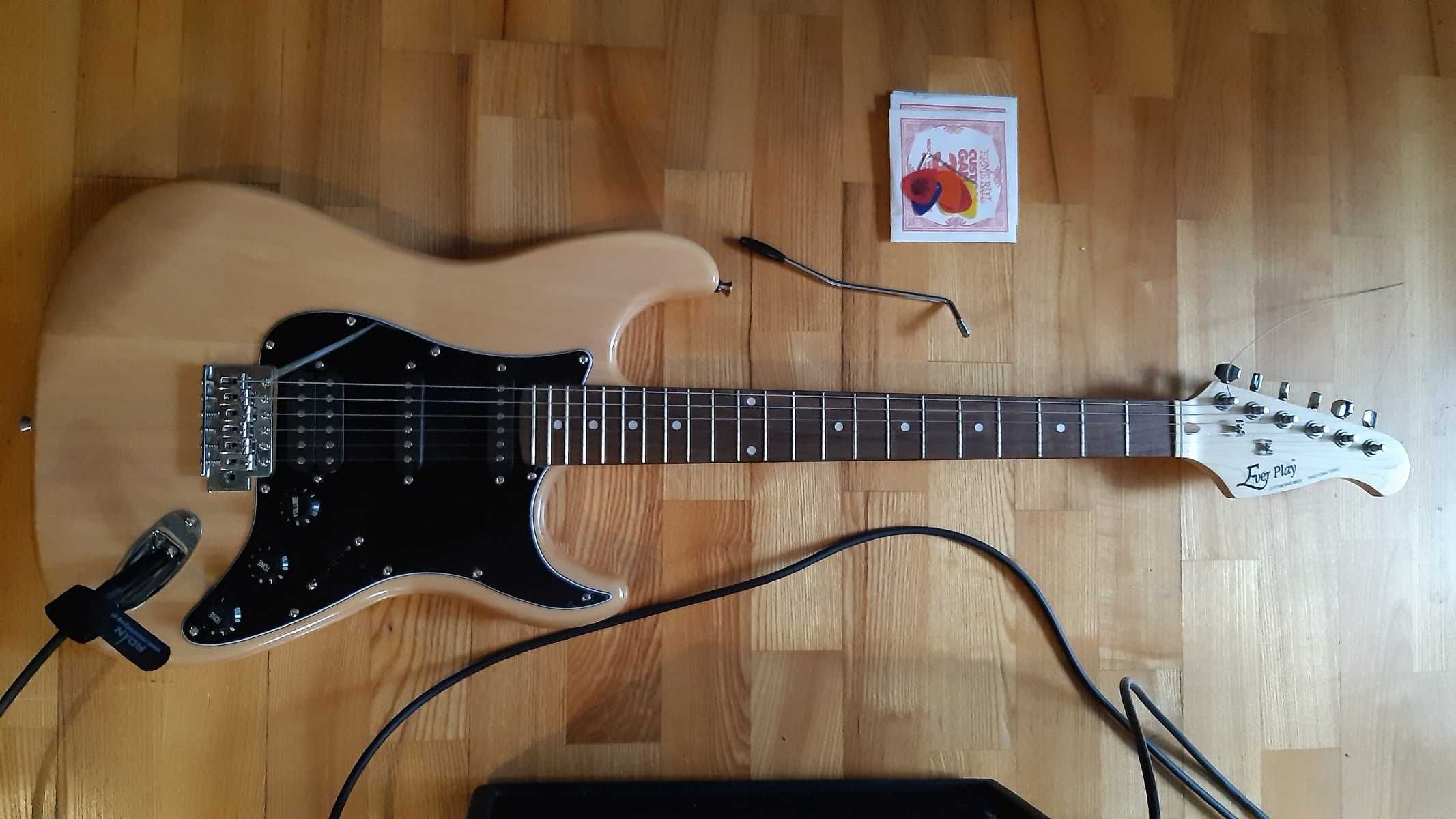 Gitara dla początkującego, Everplay ST2 ustawiona