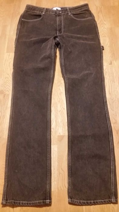 DLA WYSOKIEGO szerokie CARPENTER Y2K skate W32 L34 loose baggy 33 L36