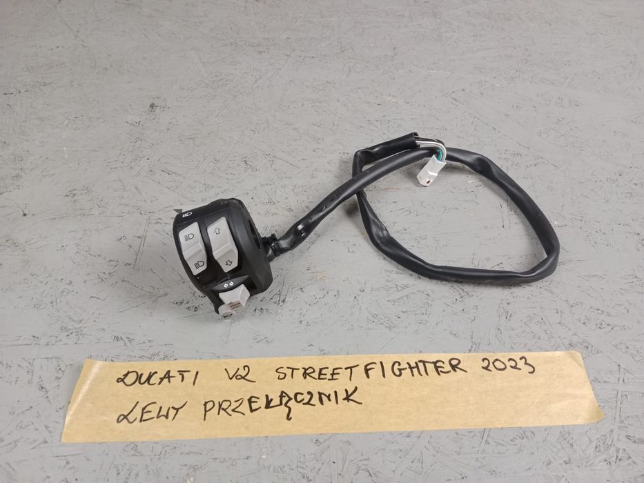 Ducati Streetfighter V2 Lewy Przełącznik Włącznik Świateł 2023