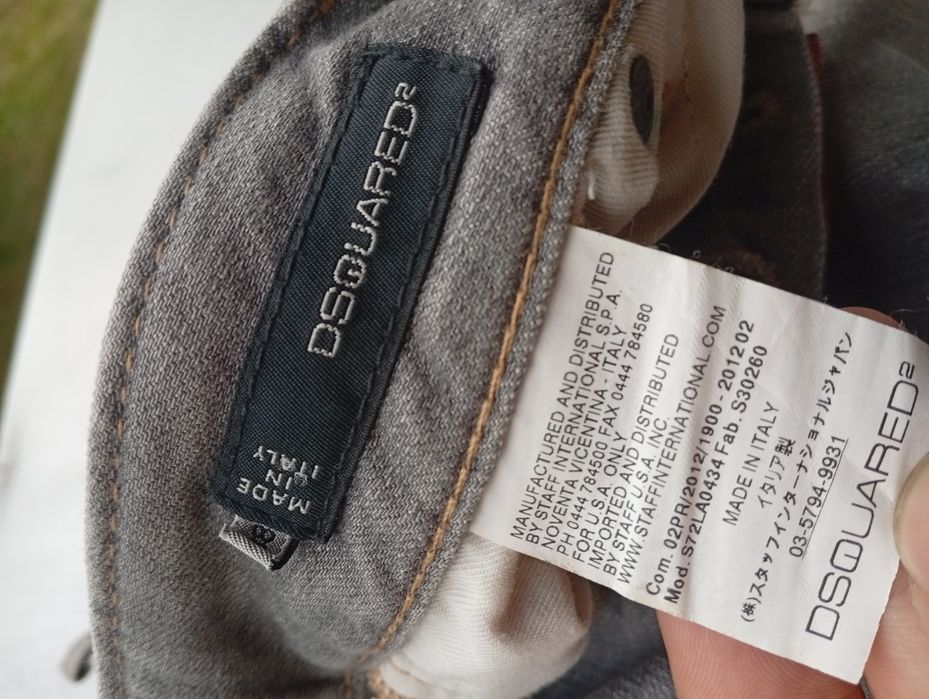 Dsquared2 oryginalne slim stretch jeans damskie jak nowe