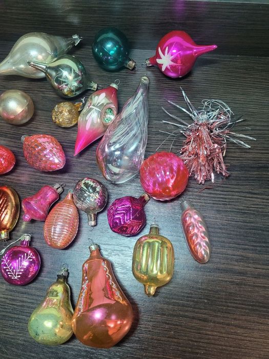 Новогодние ёлочные игрушки ссср