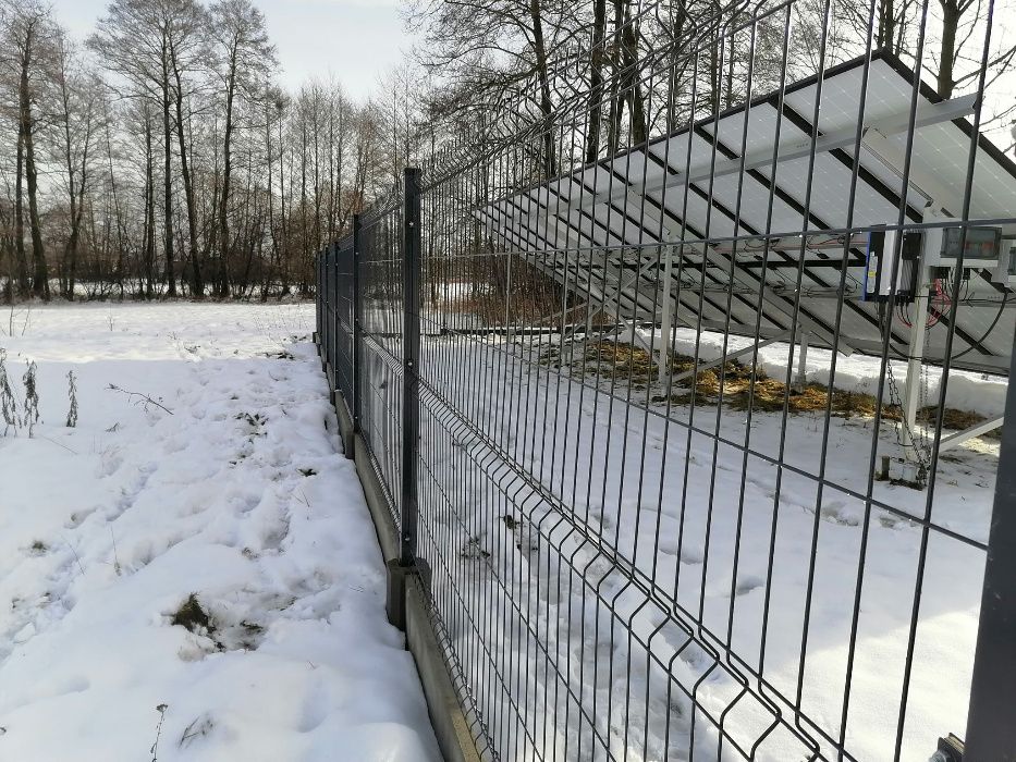 Panele ogrodzeniowe Zn+RAL Ø4,0mm, H-1230mm, oczko 50x200mm, PROMOCJA!
