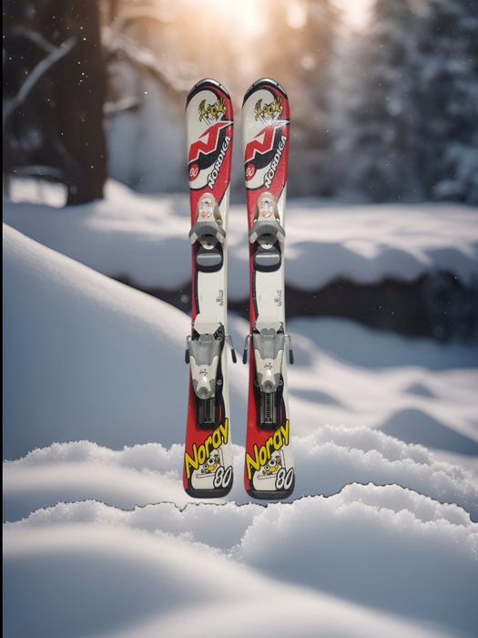 Śliczne narty Nordica Nordy 80 cm dla dziecka (4)