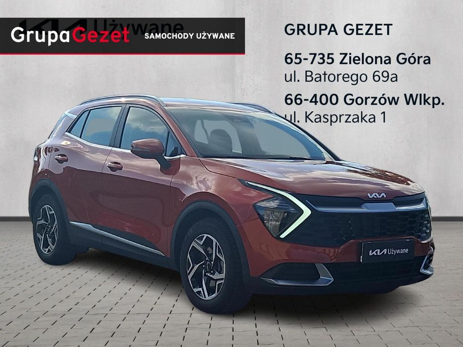 Kia Sportage MY25, 160KM, NAVI, kamera, czujniki, LED, orange fusion, FV23% +opony