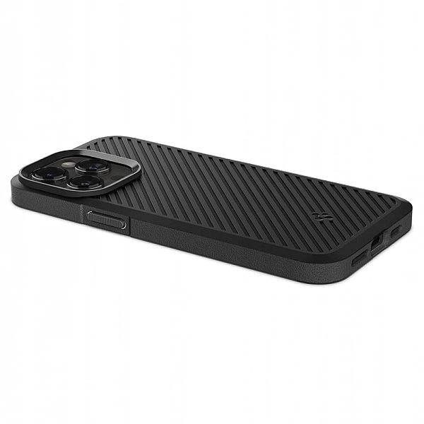 Etui Spigen do iPhone 15 Pro - czarne plecki ochronne, pancerna obudow