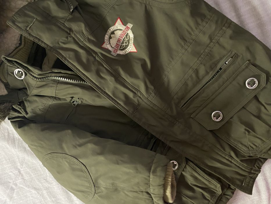 Курточка зимова хлопчача 110 розмір