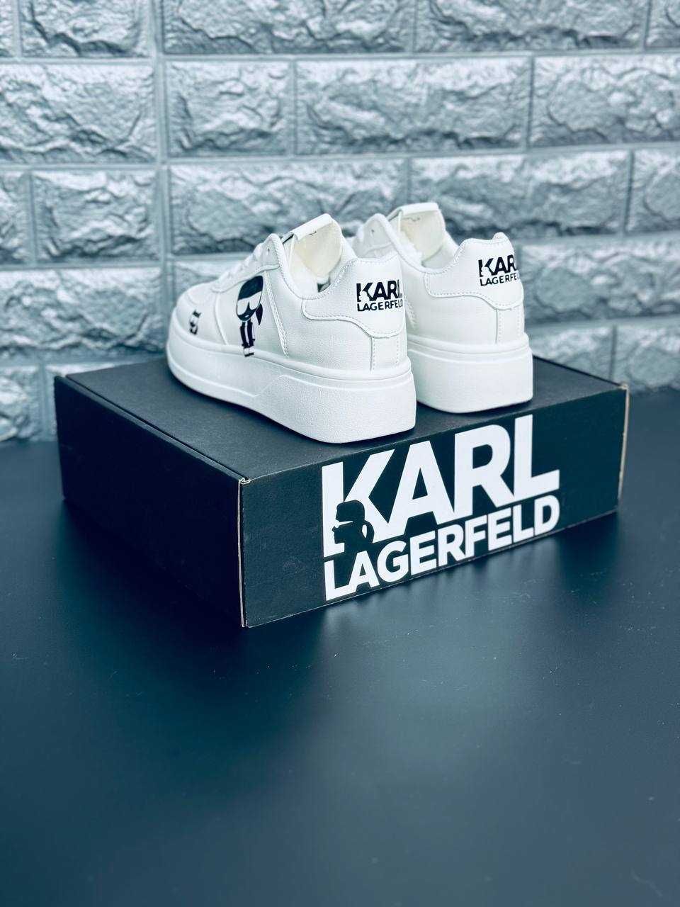 Кроссовки Karl Lagerfeld женские Топ продаж! Белые кеды Распродажа!