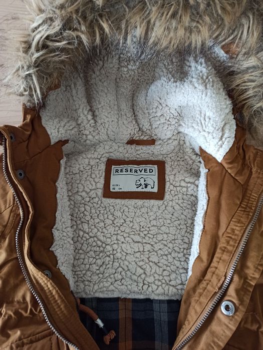 Zimowa kurtka, rozmiar 92