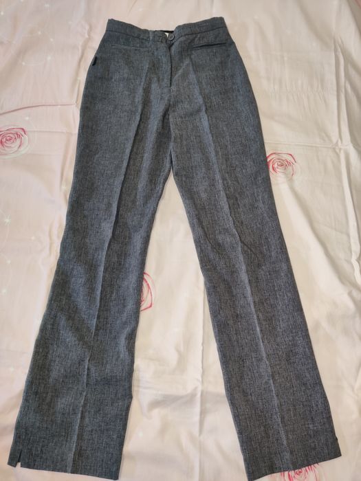 Модные женские тонкие брюки высокая талия 
Б/у не дорого