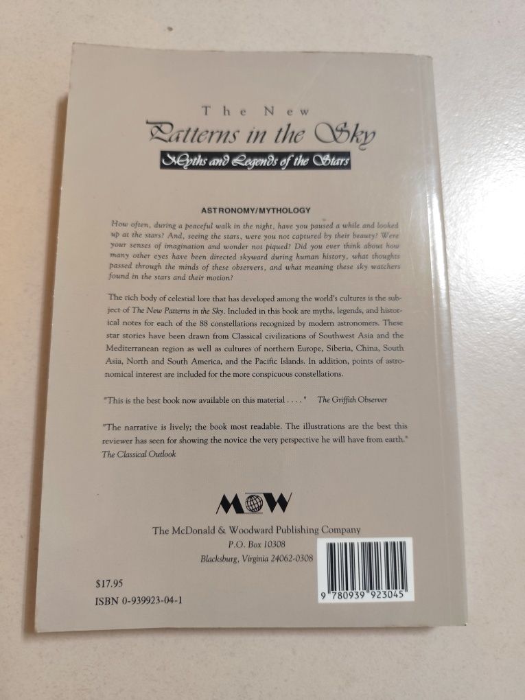 Livro: The New Patterns in the Sky