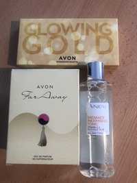 Avon zestaw perfumy far away xl paleta cieni tonic wit c