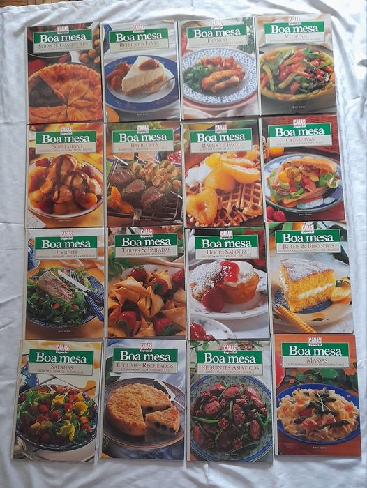 Coleção de livros de culinária