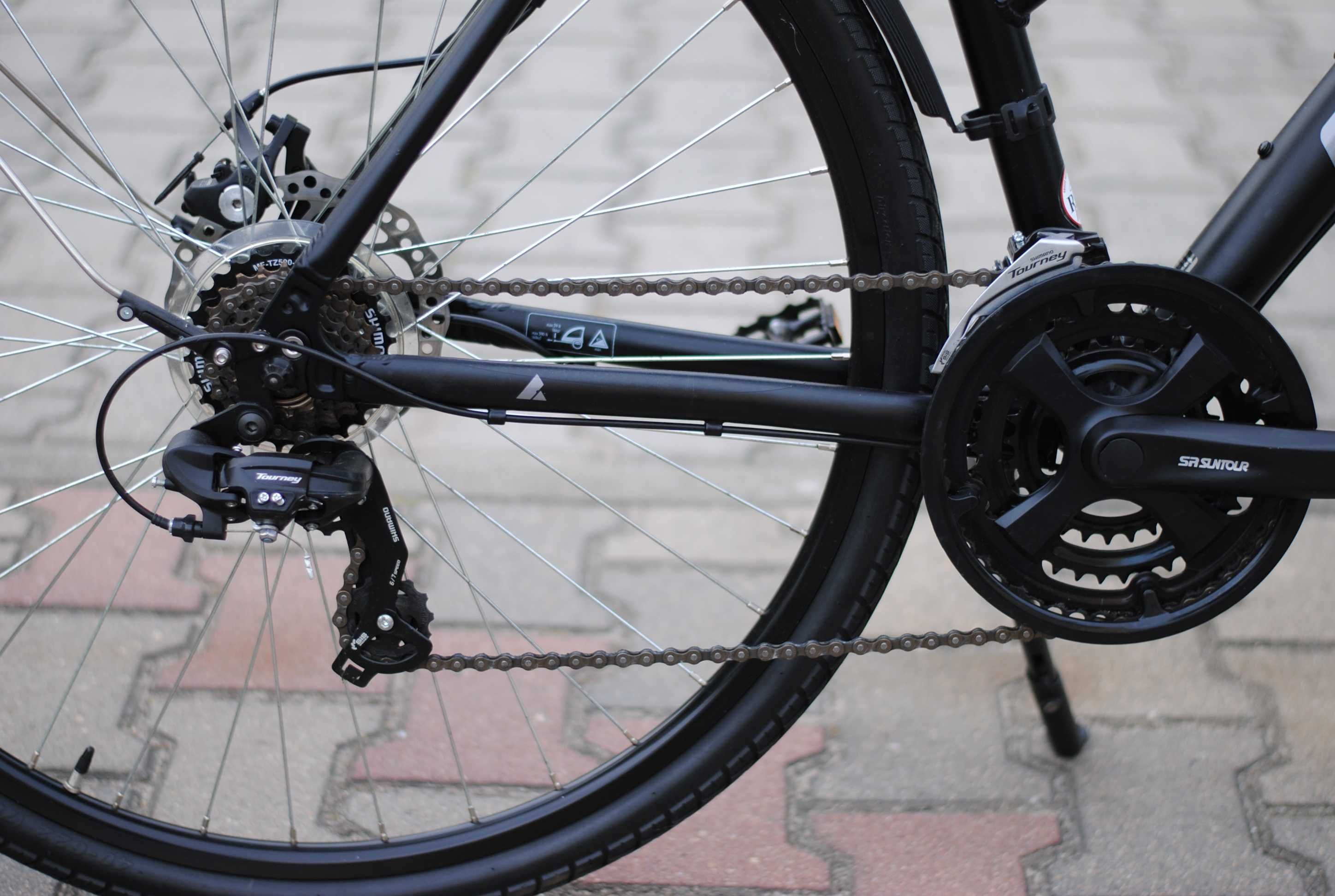 Crossowy rower firmy Bulls Cross Street osprzęt shimano, tarcze