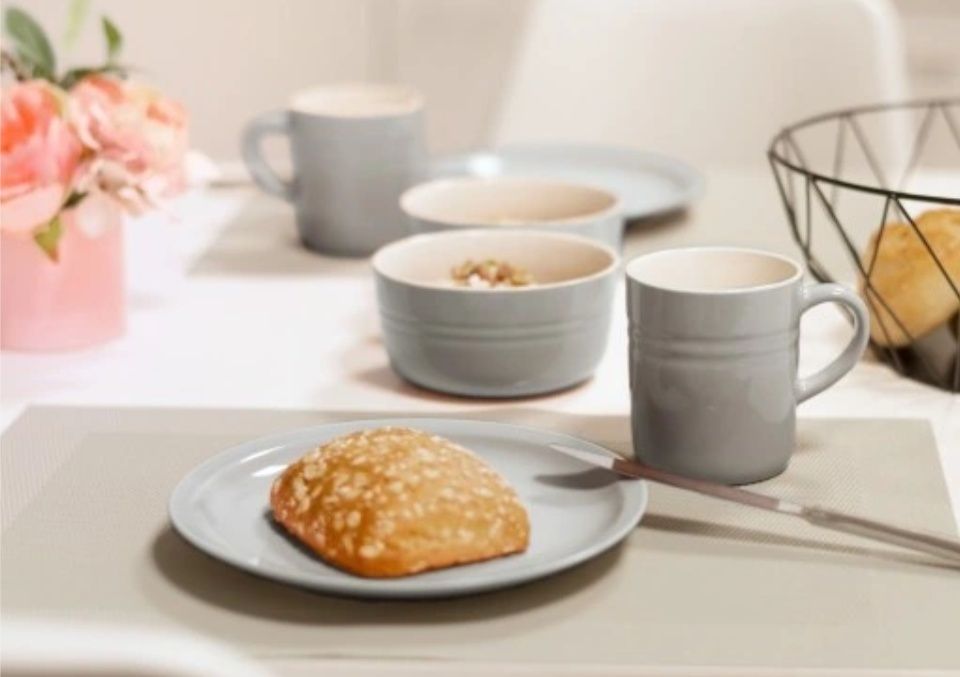 Nowy zestaw naczyń z porcelany 12 elementów