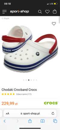OKAZJA ! Chodaki Crocband Crocs 39 40 unisex