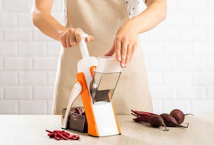 Мультислайсер тёрка для овощей Brava Spring Slicer 9462