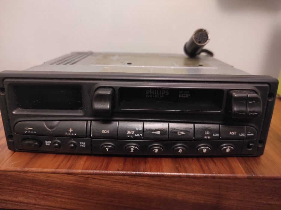 Radio samochodowe na kasety Phillips RC 248. Vintage. Stan bdb