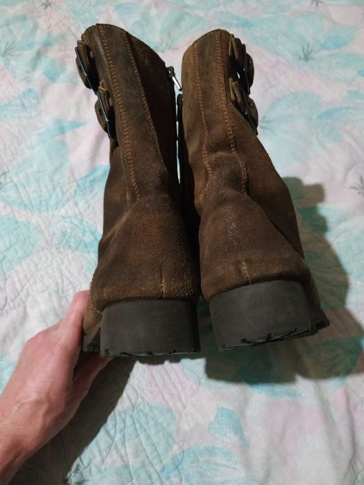 Женские брендовые  сапожки Fly London 37 размер кожа прошитые