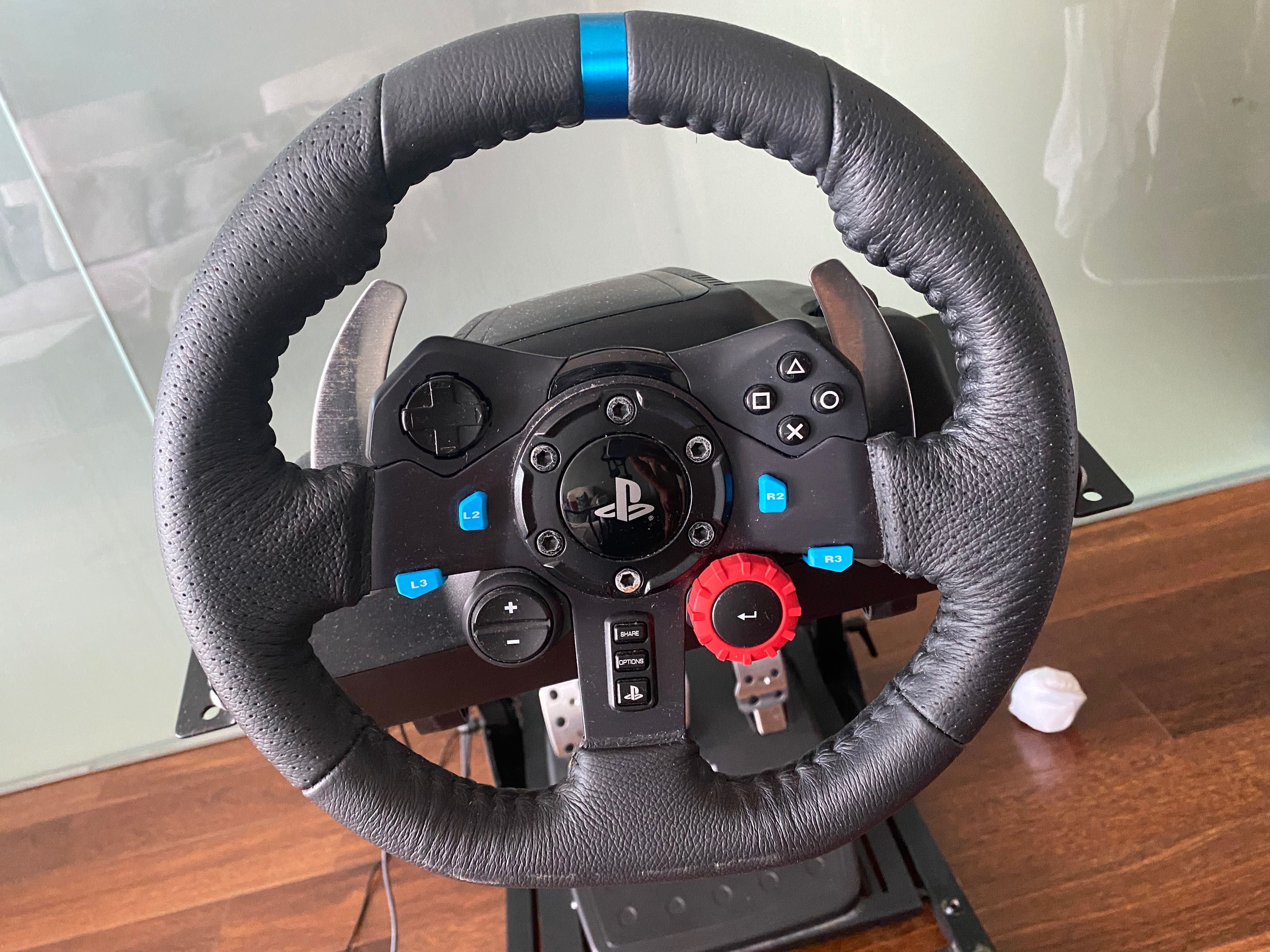 Volante Logitech G29 + Stand GT Omega + F1 + Gran Turismo - Todo Kit