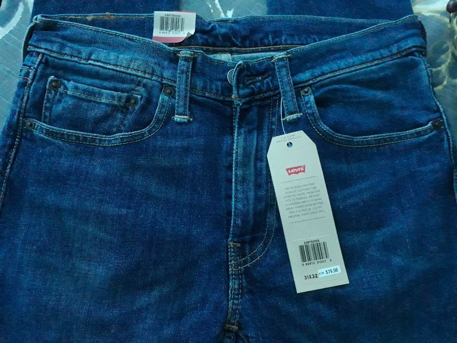 Новые мужские джинсы Levi's оригинал W28 L30