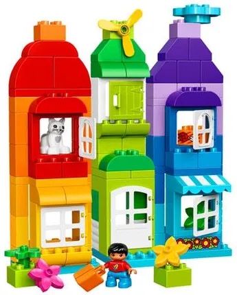 Lego duplo 10854 domki stan bdb pudełko